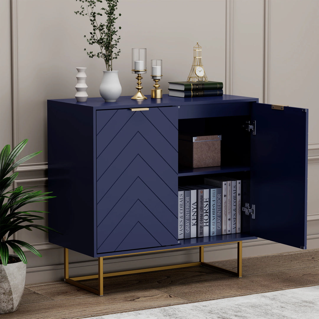 Versatile Sideboard Buffet Cabinet Storage with Adjustable Shelf