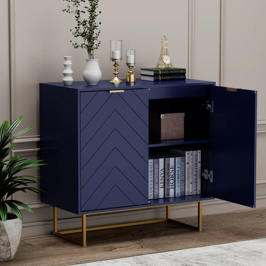 Versatile Sideboard Buffet Cabinet Storage with Adjustable Shelf