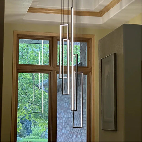 Savea 5-Light High-Ceiling Dimmable Cluster Pendant