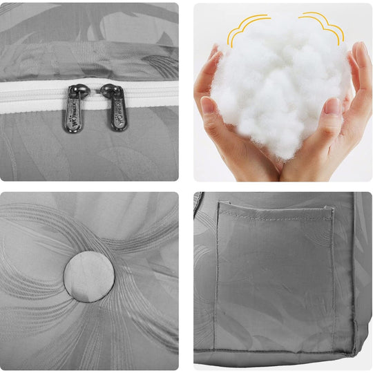 Bed Rest Wedge Reading Pillow Headboard Back Support Cushion