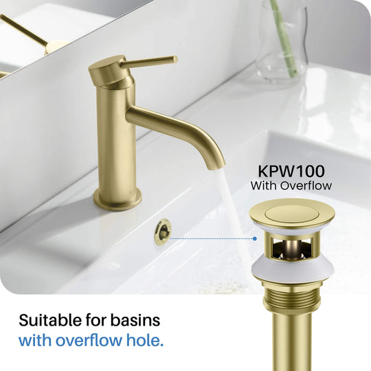 Luxury Single Hole Bathroom Faucet