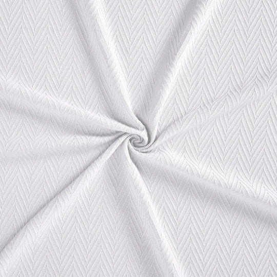 Metro Zig-Zag Chevron All-Season Bedding Cotton Blanket