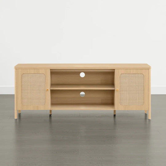 62" Bohemian TV Stand Modern Media Console Entertainment Center