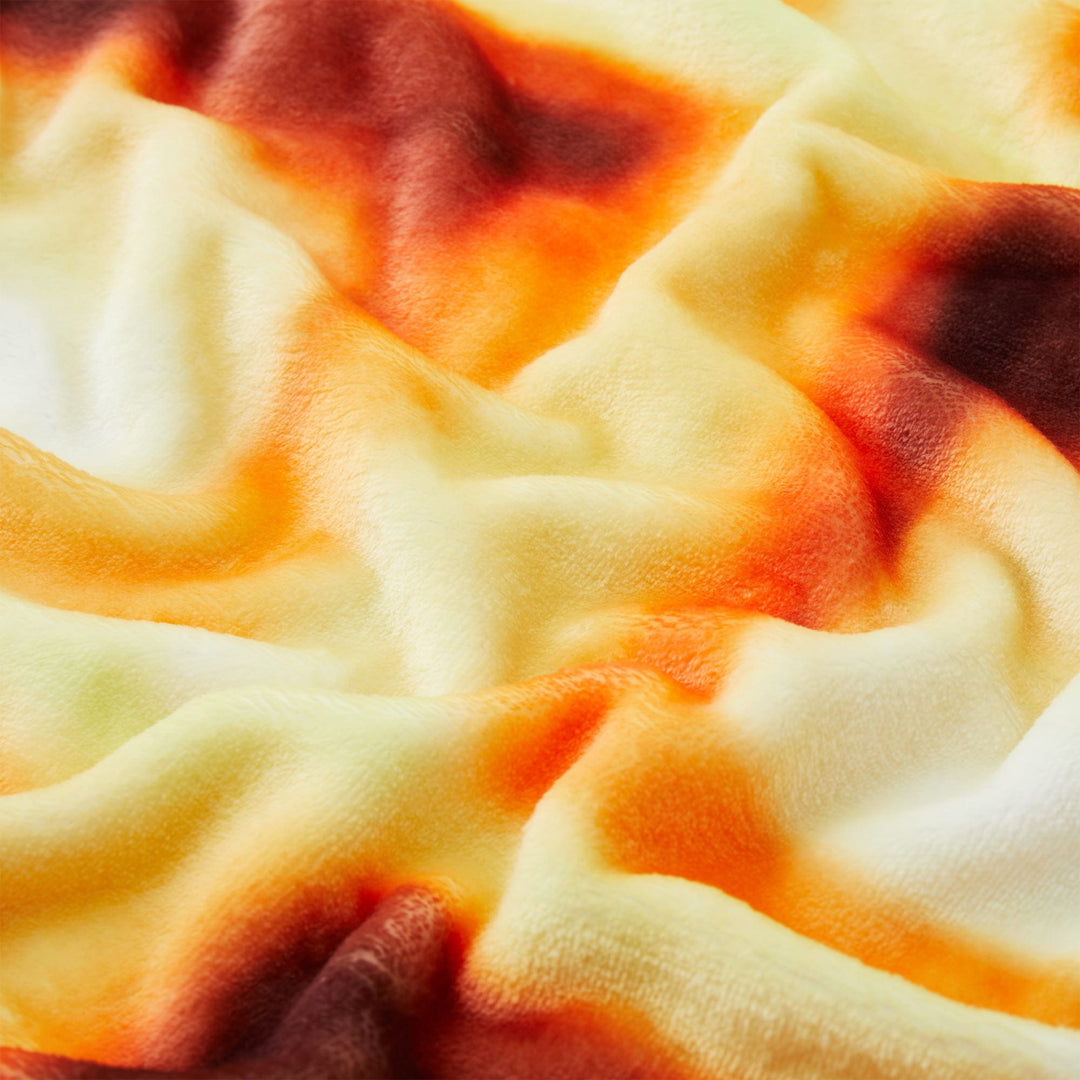 Kids' and Adult Halloween Food Throw Blanket, Microfiber Funny Food Blanket for Home or Dorm Decor