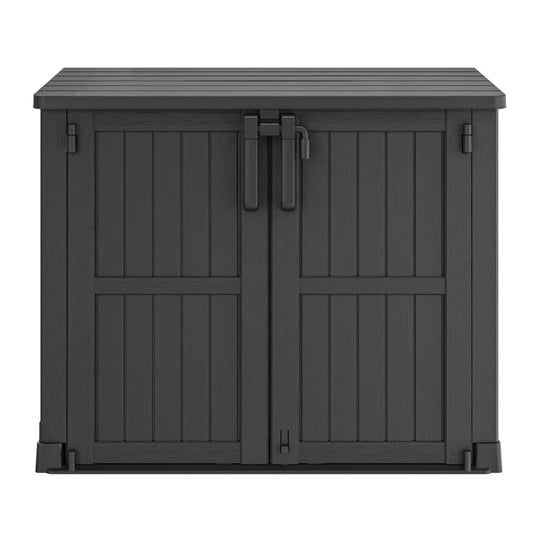 51.1''W Outdoor Resin Horizontal Storage Shed-280 Gallon