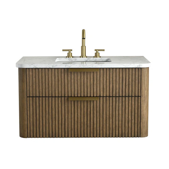 Liljan 36'' Wall-Mounted Single Bathroom Vanity