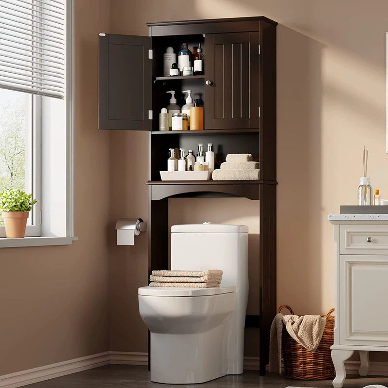 Bathroom Storage Cabinet, Toilet Storage Cabinet, Bathroom Shelf over the Toilet, Space Saver Toilet