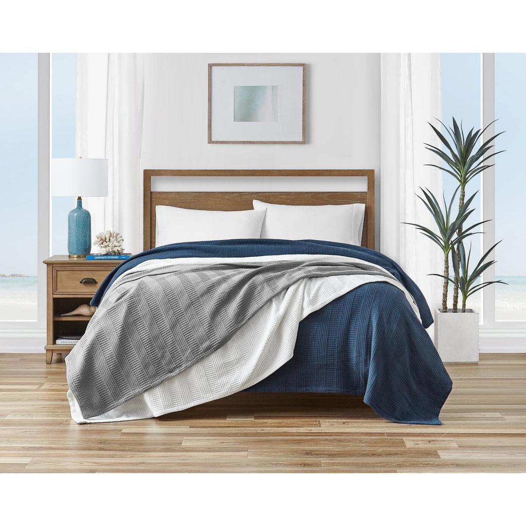 Rope Stripe Cotton Blanket