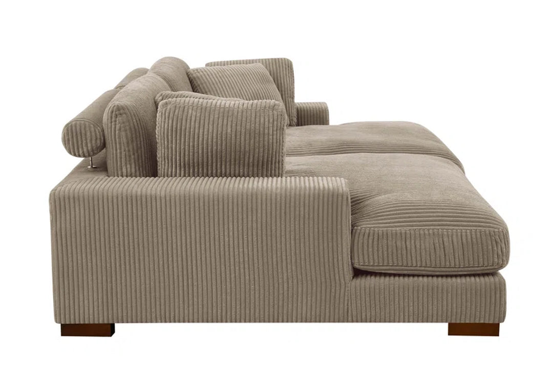 Drinel 90'' Square Arm Sofa