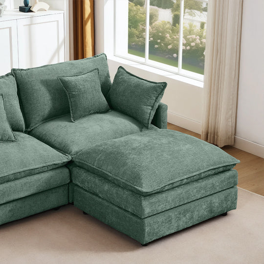 Modular Sectional Sofa, 102 Inch L Shaped Couch Set for Living Room