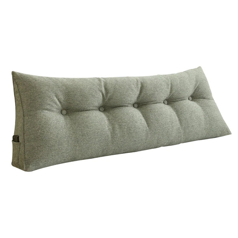 Bed Rest Wedge Reading Pillow Headboard Back Support Cushion