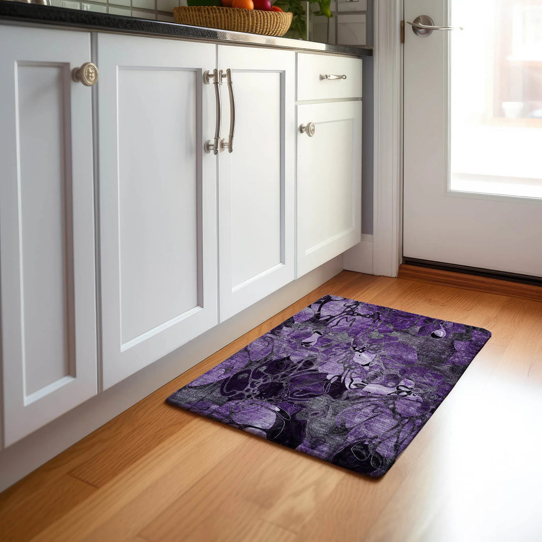 Premium Washable Super Soft Abstract Floral Mayfield Rug