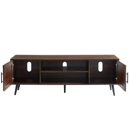 Mid-Century Modern TV Stand for Tvs up to 70" Entertainment Center Media Console - 20.5'' H X 59'' W X 15.5'' D