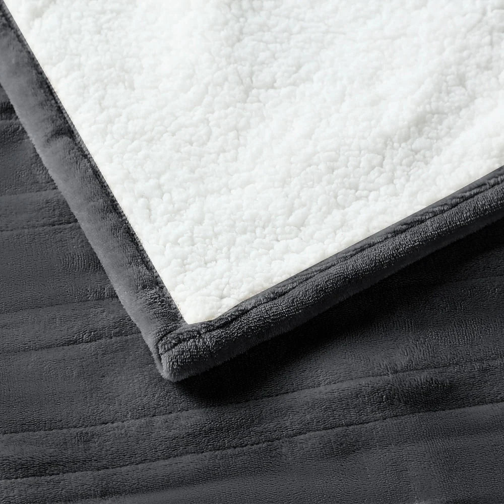 Flannel Electric Heated Blanket with Controller