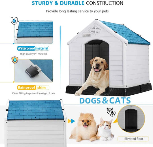 Plastic Portable Dog House