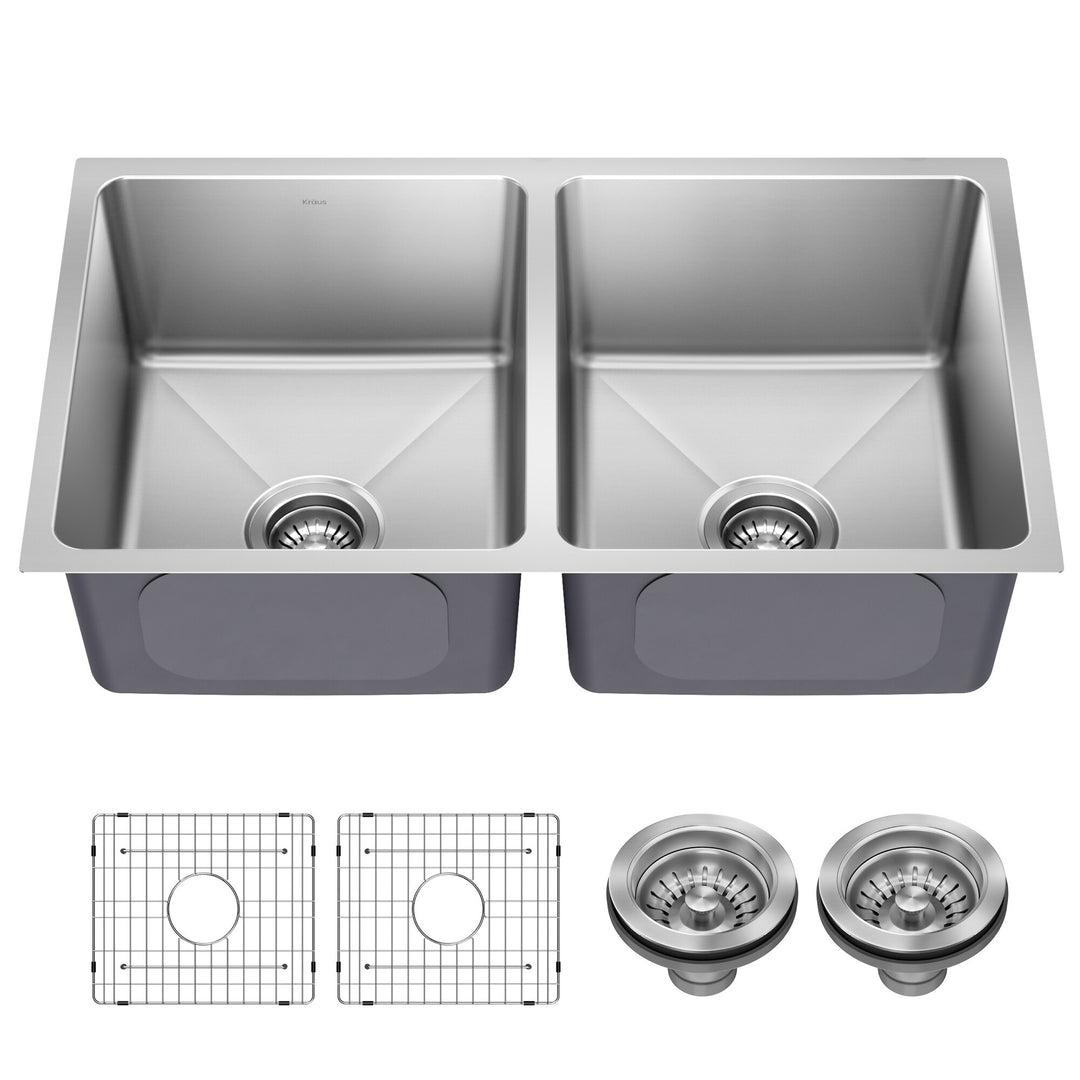 Fairlane Undermount 18 Gauge Stainless Steel Kitchen Sink