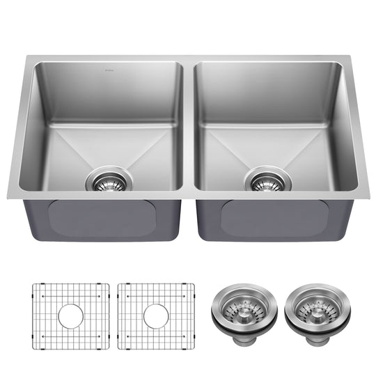 Fairlane Undermount 18 Gauge Stainless Steel Kitchen Sink
