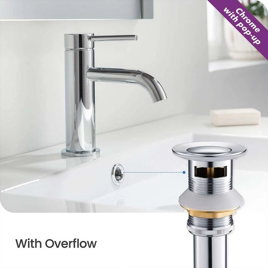 Luxury Single Hole Bathroom Faucet