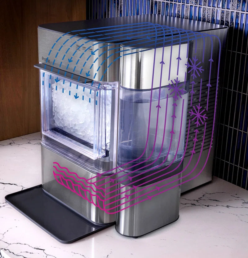 Ge-Profile-Opal-2-0-Ultra-Nugget-Ice-Maker-With-Side-Tank-And-Scale-Inhibiting-Filter-Xpio13Swss Ge-Profile-Opal-2-0-Ultra-Nugget-Ice-Maker-With-Side-Tank-And-Scale-Inhibiting-Filter-Xpio13Swss