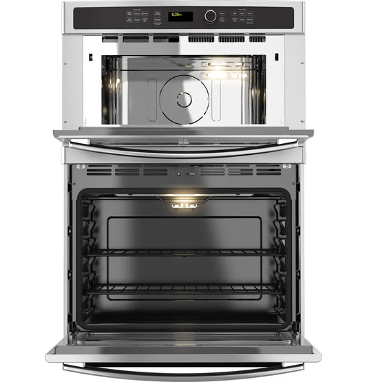 30" Self-Cleaning Electric Wall Oven with Built-In Microwave