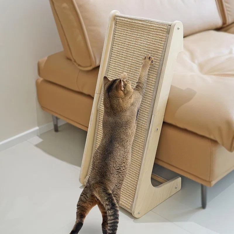 Cat Scratcher, Cat Scratching Post, L-Shape Cat Scratching Pad,Sisal Cat Scratching Ramp