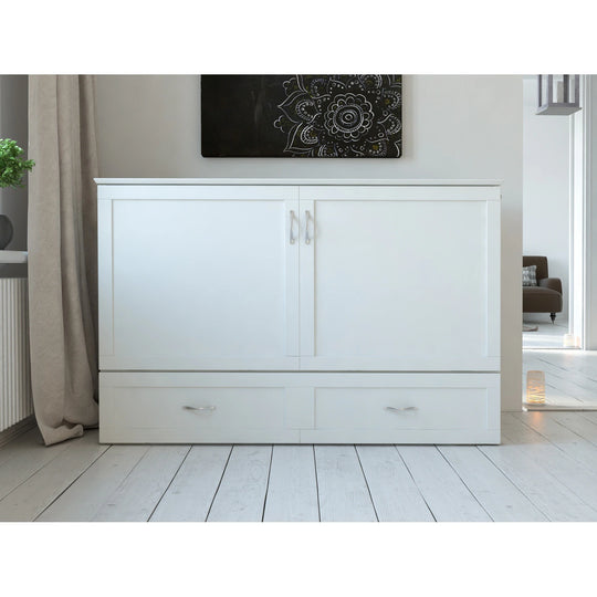 Hamilton Murphy Bed Chest with Mattress and Storage Drawer
