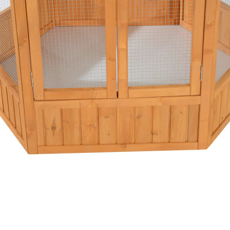 Fielding 65" Pointed Top Flight Cage with Perch