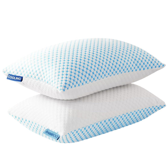 2-Pack Memory Foam Pillow, Cooling & Soft