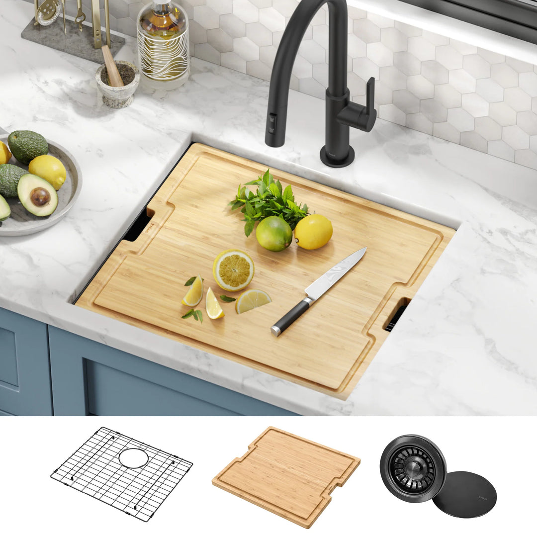Kore Workstation Undermount Stainless Steel Kitchen Sink