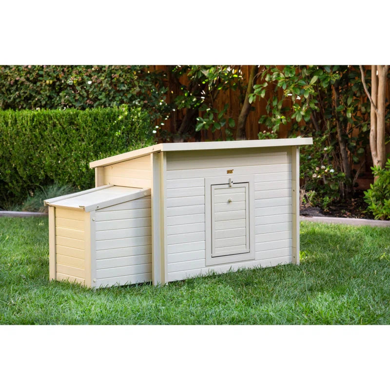 Achilles ECOFLEX Backyard Chicken Coop with Built-In Nesting Box