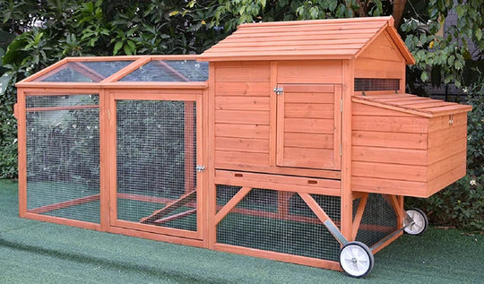 Aynsley 19 Square Feet Chicken Coop with Chicken Run for up to 4 Chickens