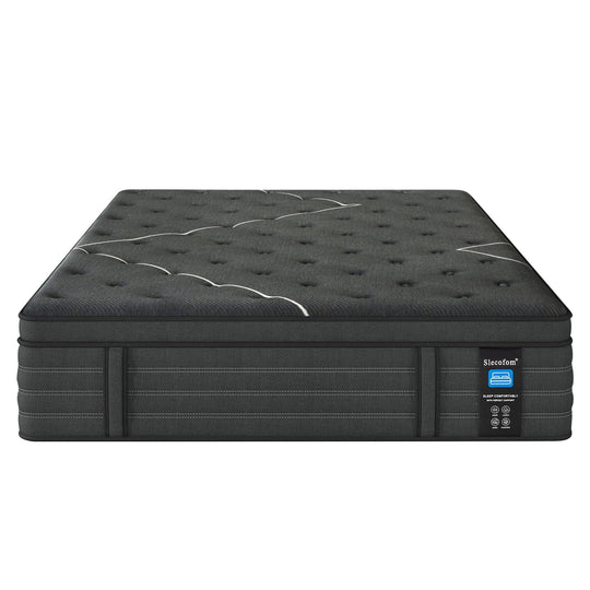 Modland 14" Extra Firm Cooling Gel Hybrid Mattress for Back Pain Relief in a Box, Twin/Full/Queen/King/Calking Size
