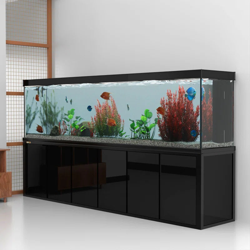 500 Gallon Tempered Glass Aquarium Black