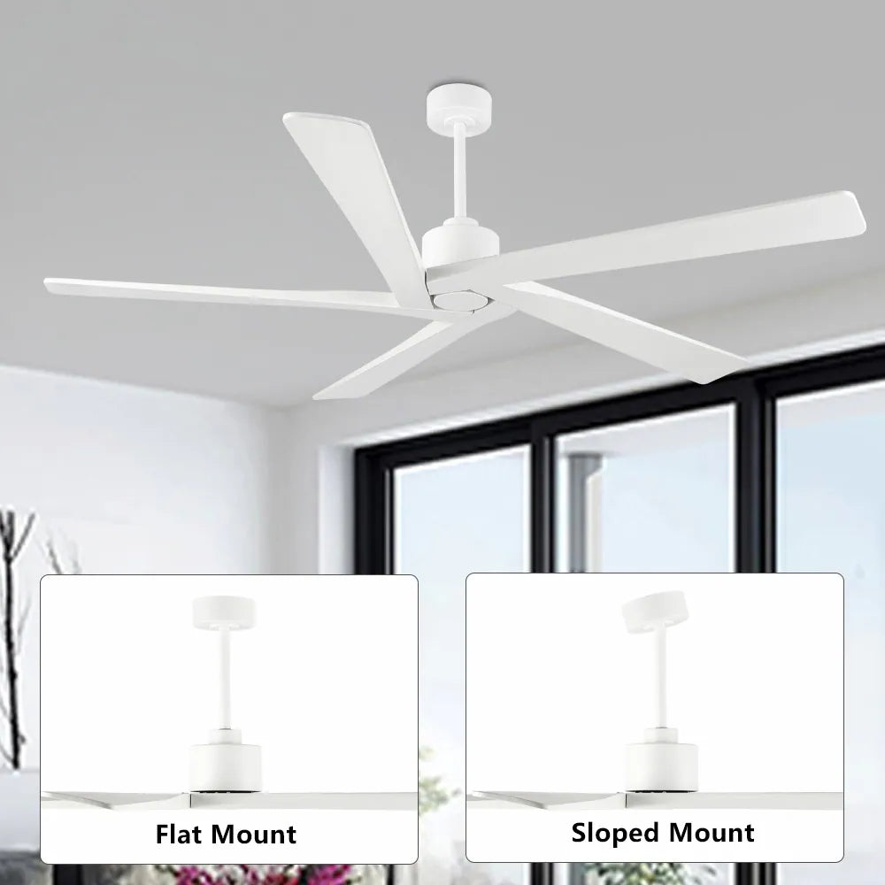 54 Inch DC Motor Indoor Ceiling Fan without Lights
