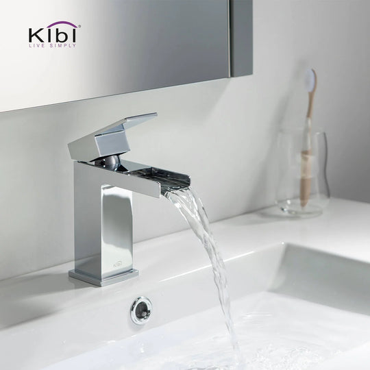 Waterfall Single Handle Bathroom Faucet