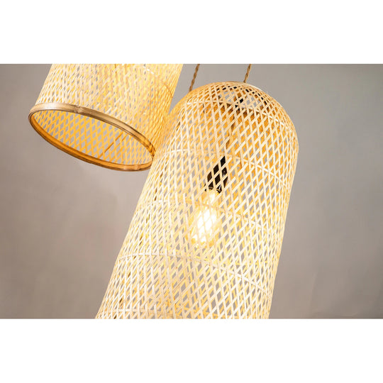 Three Lights Rattan Pendant Light