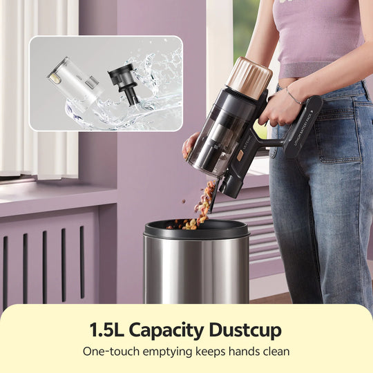 Cordless Vacuum Cleaner Ideal for Carpets and Pet Hair