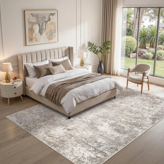 Dagmar Area Rug Living Room Rugs - Large Soft Indoor Neutral Modern Abstract Low Pile Washable Rug Carpet for Bedroom Dining Room Farmhouse Home Office