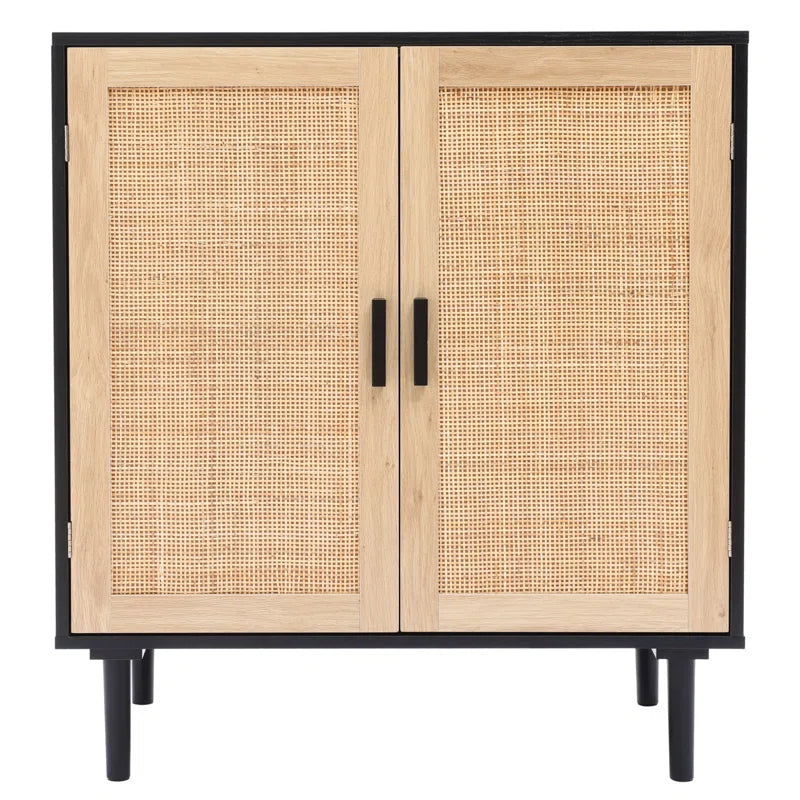 Azhar 34.6" 2 - Door Tall Accent Cabinet