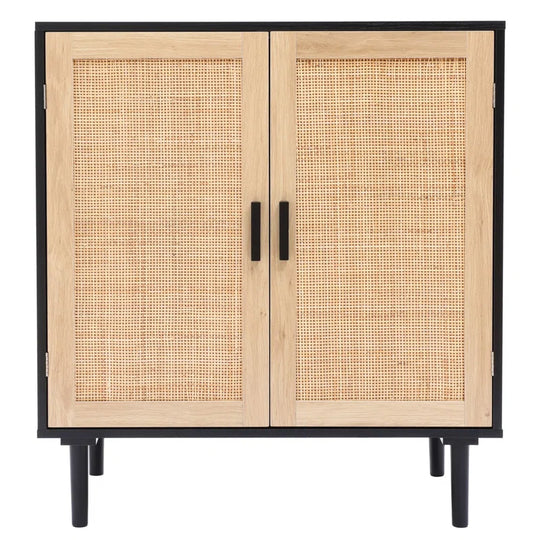 Azhar 34.6" 2 - Door Tall Accent Cabinet