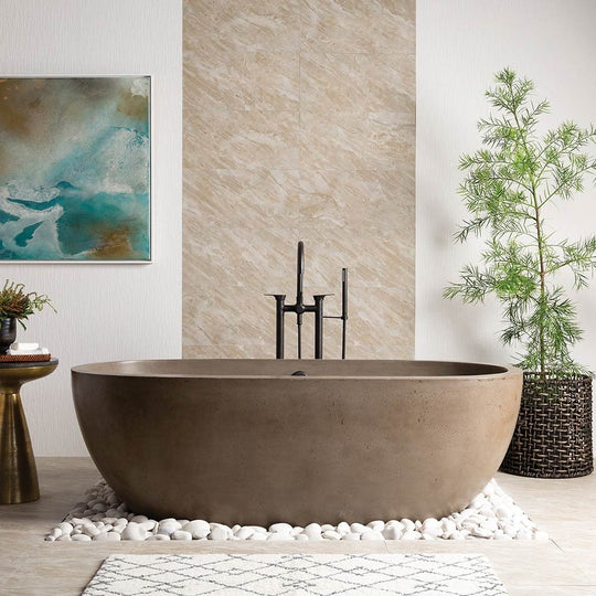Avalon Nativestone Freestanding Soaking Tub
