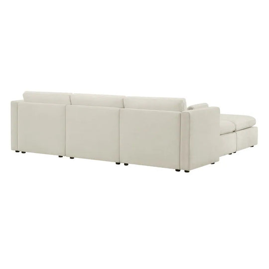 Mia Oversized Modular Sectional Fabric Sofa