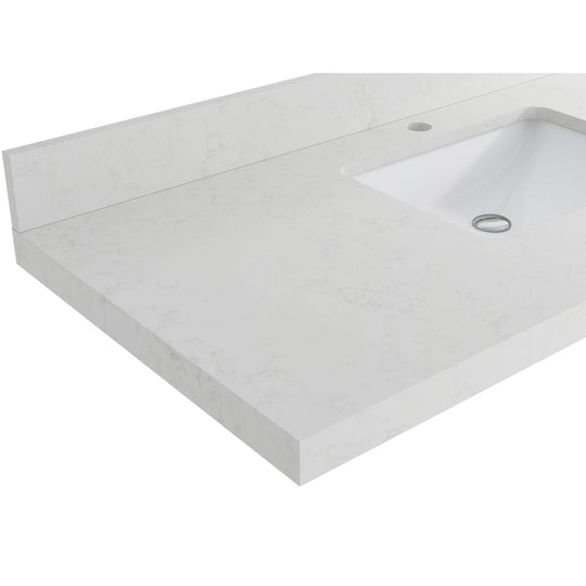 Willow Collection 84 in W X 22 in D X 36 in H Boston Double Bowl Sink Bathroom Vanity with Countertop