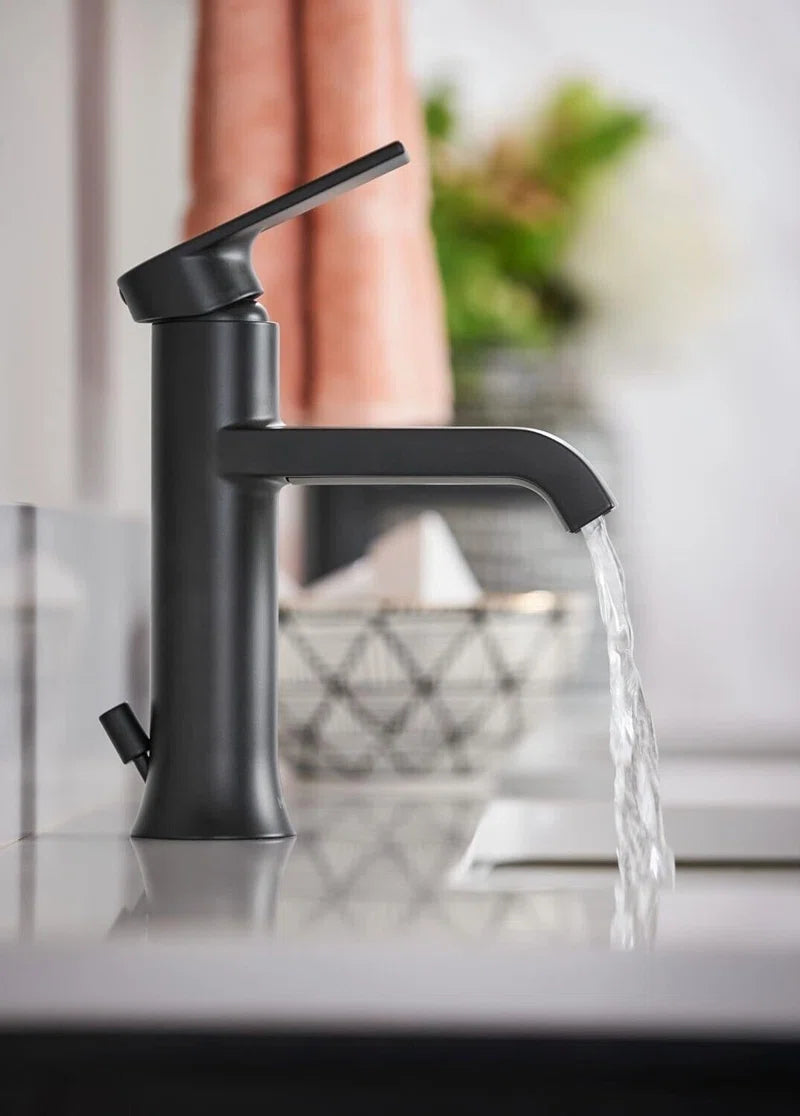 Genta LX Single Hole Bathroom Faucet with Drain Assembly