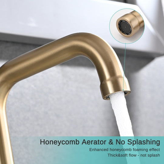 8 Inch Luxury Widespread Bathroom Sink Faucet with Pop-Up Drain