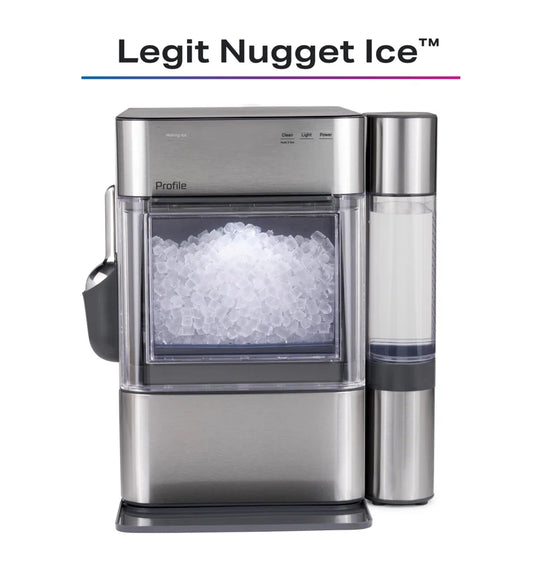 Ge-Profile-Opal-2-0-Ultra-Nugget-Ice-Maker-With-Side-Tank-And-Scale-Inhibiting-Filter-Xpio13Swss Ge-Profile-Opal-2-0-Ultra-Nugget-Ice-Maker-With-Side-Tank-And-Scale-Inhibiting-Filter-Xpio13Swss
