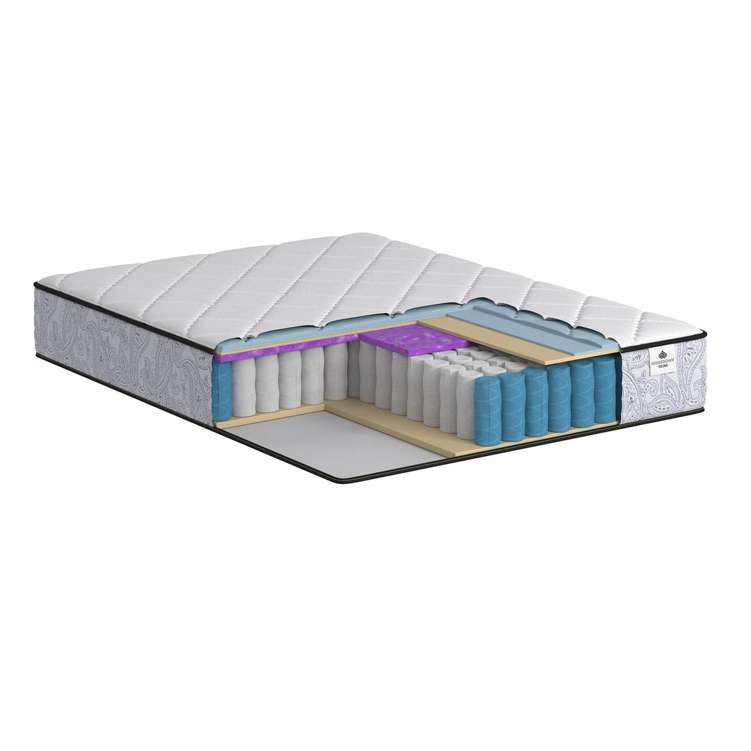 Prime Parkman Firm Innerspring Multi-Layered Comfort Cool Quilted Top 12-Inch Luxury Mattress with Set Option