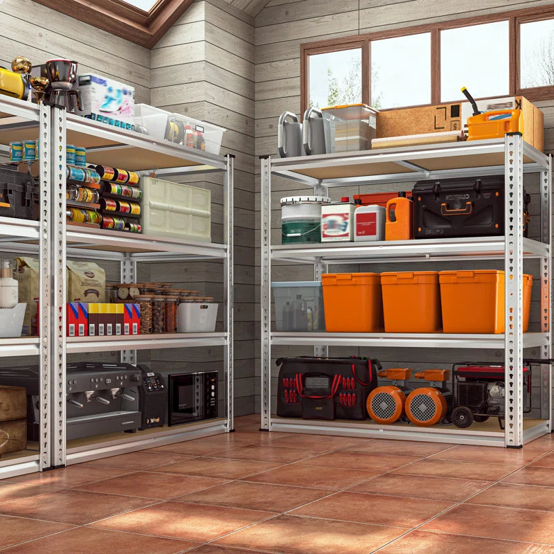 40“W Garage Shelving Unit Adjustable Heavy Duty Storage Shelves, Galvanized