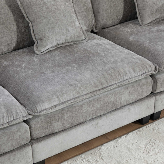 Cloud Sofa Loveseat,Modern Sectional Couch,Comfy Double Layer Upholstered Seat Cushion