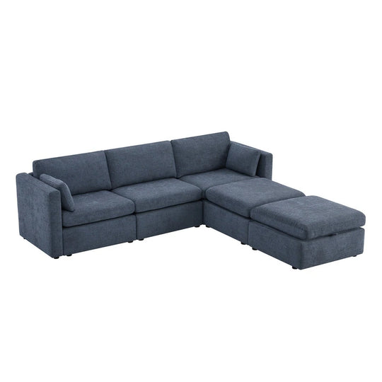 Mia Oversized Modular Sectional Fabric Sofa